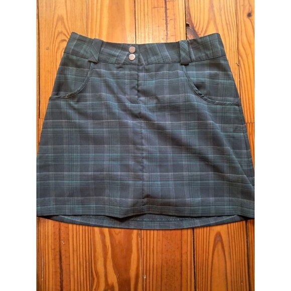 NIKE Golf DRI-FIT Tour Performance Tech Women’s SKORT Skirt Shorts Plaid Size 2 - Picture 1 of 4